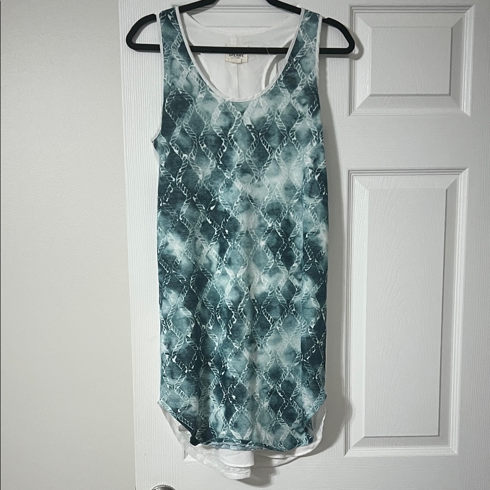 Sperry Ocean Blue Tie-Dye bathing suit cover